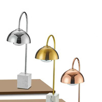 Chauffe-plats pour buffet commercial lumière chaleur lampe de bureau abat-jour en métal base en marbre lampe de table lampes chauffantes pour chauffe-aliments