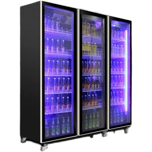 Vitrines commerciales de réfrigérateur-congélateur à plusieurs niveaux pour les boissons et la bière - Product Image 1