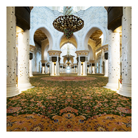 Tapis de Prière Tressé sur Mesure de Haute Qualité pour Mosquée Musulmane avec Poils Longs et Caractéristiques Adaptées aux Animaux