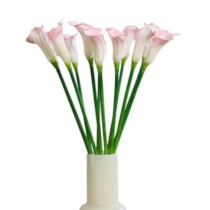 High Quality Large Real Touch Calla Lily Artificial Flowers White Wedding <b>Party</b> Home <b>Decoration</b> <b>Table</b> Center Piece - Product Image 5