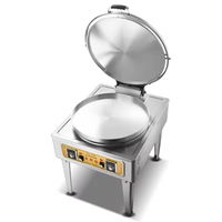Nouveau plat de cuisson électrique commercial professionnel en acier inoxydable pour crêpes et collations facile à utiliser