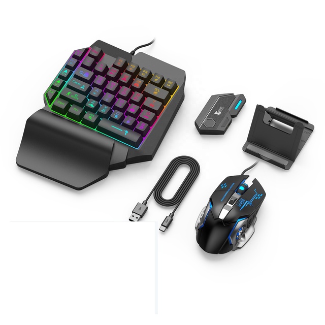 Custom Mix SE Combo Game Controller Keyboard Mouse Adapter Game Converter Mobile Gamepad Android IOS Gameplay MIX SE