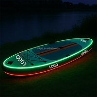 Kit d'éclairage LED pour planche à pagaie gonflable, SUP lumineux avec éclairage d'ambiance
