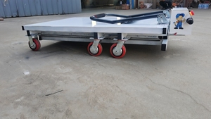 Taşınabilir hidrolik paletli makaslı kaldırma 0.9m tekerlekli mobil elektrikli kamyon monte AC kaldırma platformu inşaat işleri - Product Image 5