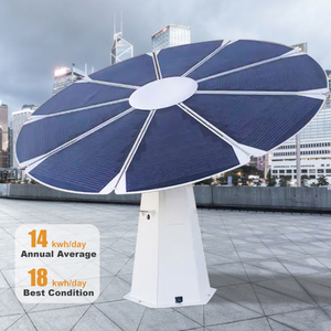แผงโซลาร์เซลล์แบบโมโนคริสตัลไลน์ 3kw 8kw 10kw 15kw 20kw ระบบพลังงานแสงอาทิตย์อัจฉริยะรูปดอกทานตะวัน พร้อมบริการติดตั้ง - Product Image 1