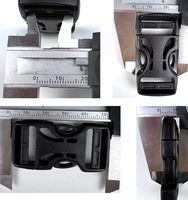 Accessori per borsa da uomo in plastica con fibbia a sgancio rapido con fibbia a sgancio rapido per cinturino da 20mm 25mm 32mm 38mm 50mm