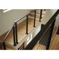 DAIYA — balustrade d'escalier moderne en acier, balustrade d'intérieur