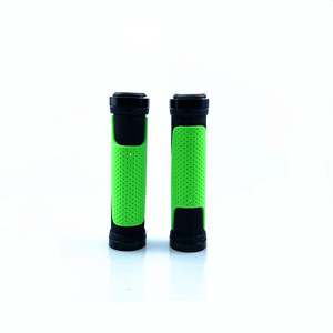 ปลอกแฮนด์จักรยานยาง 22.2 มม. สีแดงดำ สำหรับจักรยานเสือภูเขา ป้องกันการลื่น พร้อมตัวล็อค อุปกรณ์เสริมสำหรับการปั่นจักรยาน - Product Image 4