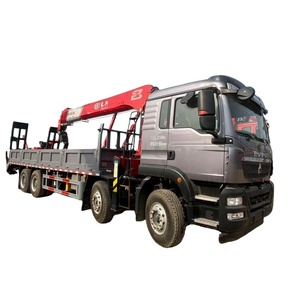 משאית מנוף נישאת מדגם סינוטרוק הו 8x4, תקן יורו 6, מנוף ישר צ'אנגשינג <span class=keywords><strong>16</strong></span> טון, משאית להובלת מטען - Product Image 1