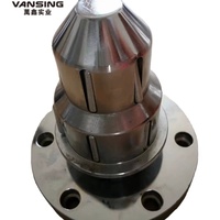 Mandrin hydraulique pour machine à papier ondulé, tête de mandrin dentée avec base à bride, 25 kg, origine Chine