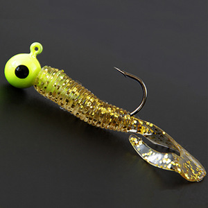 Hameçons Aohu à tête plombée 3.5g 5g 7g, peints, pour leurres de pêche au bar, version renforcée - Product Image 3