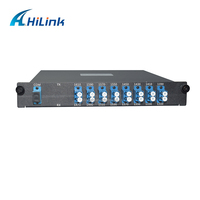 Fiber Optic duplex 16ch cwdm mux and demux module single fiber, 1310~1610nm LGX BOX