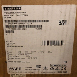 Nuevo y Original PLC 6SE6 440-<span class=keywords><strong>2AD33</strong></span>-<span class=keywords><strong>7EA1</strong></span> <span class=keywords><strong>6SE6440</strong></span>-<span class=keywords><strong>2AD33</strong></span>-<span class=keywords><strong>7EA1</strong></span> MICROMASTER 440 380-480 V * Mejor Precio Garantizado * en Stock - Product Image 1