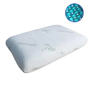 枕头供应商床垫记忆棉凝胶夏季凉爽可拆洗天然乳胶枕头