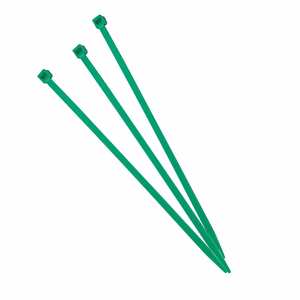 Fascetta - fascetta in poliammide verde da 4,5x360 mm, ideale per fissaggi, resistente e durevole, confezione da 100 pezzi. - Product Image 1