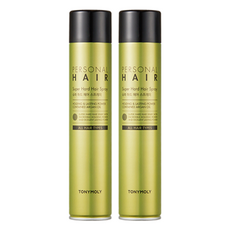 Tony Mori Personal Hard <b>Hair</b> <b>Spray</b> 300ml 2 Pieces Discount Organic Product <b>for</b> Curly Frizzy Dry Heat Protection <b>Texturizing</b> - Product Image 1