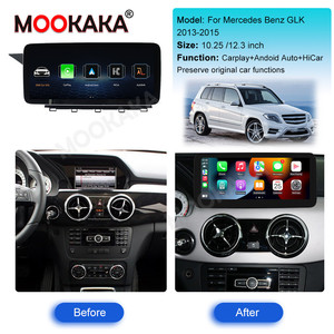 Radio de coche Mookaka 12,3 "Linux para <span class=keywords><strong>Mercedes</strong></span> Benz <span class=keywords><strong>GLK</strong></span> 2013 2014 <span class=keywords><strong>2015</strong></span> pantalla Linux con Carplay FM AM GPS SIM DSP - Product Image 2