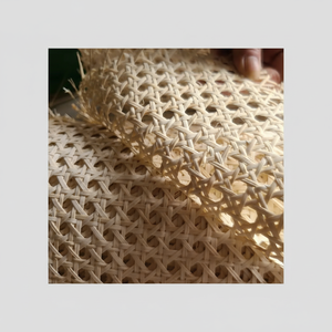 <b>Rattan</b> webbing <b>cane</b> sheet natural woven material for furniture cabinet panels and home decor Vietnam origin - Product Image 1