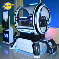Machine de jeu VR pour deux personnes, vaisseau spatial aérospatial, machine de jeu vidéo, simulateur de voyage dans le temps d'usine, grande console de divertissement