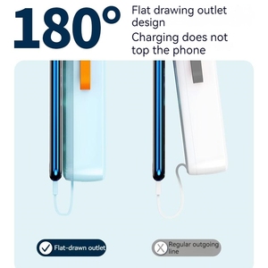 Nouveau chargeur mobile à Charge rapide PD20W QC3.0 4 en 1 intégré avec câble batterie externe 30000mah charge rapide haute capacité - Product Image 6