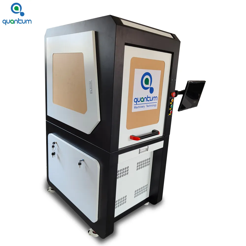 Enclosed 50W Fiber Marking Machine for Gold Silver Sterling Steel Jewelry