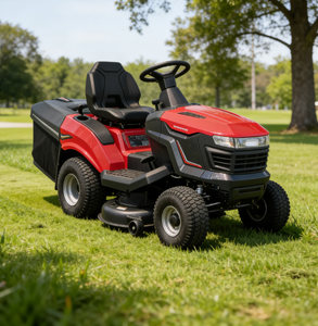 Tondeuse autoportée professionnelle industrielle tout-terrain à quatre roues motrices, moteur essence 452 cm³ 4 temps, capacité de ramassage de 250 L - Product Image 3