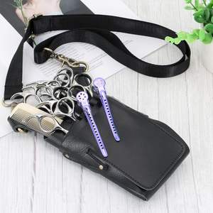 Funda de Cuero Impermeable para Tijeras, con Clip para Cinturón, para Peluqueros y Barberos, Personalizable OEM/ODM, Negra - Product Image 2