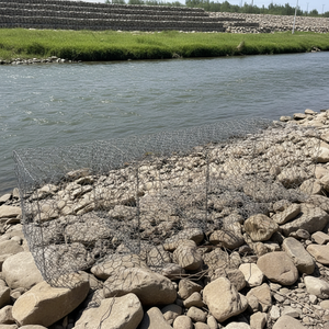 Gabion carré soudé ZH de marque ZHGJ, galvanisé à chaud, résistant à la corrosion, écologique, pour le remplissage de pierres et l'aménagement paysager - Product Image 4