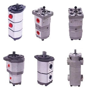 Pompe à engrenages hydraulique HGP, pompe à huile hydraulique industrielle à double circuit - Product Image 2