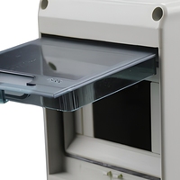 Boîtier de distribution HTK-2 IP65 en plastique ABS étanche, boîtier à 2 voies pour disjoncteurs, boîte de jonction extérieure OEM
