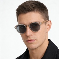 Lunettes de soleil polarisées en bois recyclé pour femmes et hommes, style personnalisé, vente en gros, montures en plastique