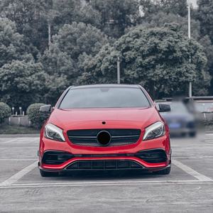 Les accessoires automatiques de <span class=keywords><strong>prix</strong></span> usine incluent le pare-chocs de voiture de jupe latérale de tuyau d'échappement de calandre pour la mise à niveau de la classe A W176 au style d'A45 <span class=keywords><strong>AMG</strong></span> - Product Image 2