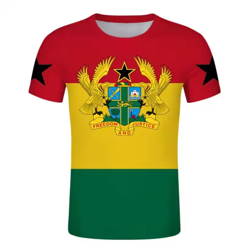 2024 Top stile moda stampa 3D asciugatura rapida bandiera etiopia uomo t-shirt con girocollo