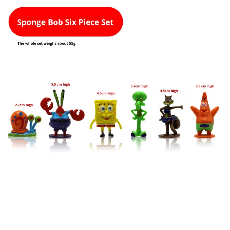 Spongebob squarepants six-piece set