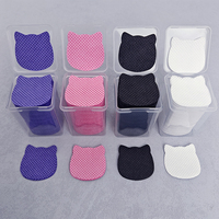 Lingettes sans peluches pour ongles, tampons dissolvants pour vernis à ongles, fournitures de salon de beauté, lingettes en papier blanches et roses pour colle à extensions de cils