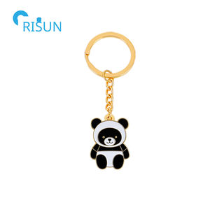 Porte-clés personnalisé en émail souple ou dur, motif animaux mignons Kawaii, Ours Polaire Maman avec pistolet, pendentif porte-clés personnalisé en forme d'ours - Product Image 5