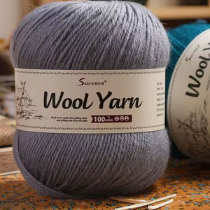 Chất Lượng Cao 100% Len Tay Dệt Kim Khăn Choàng Và Sợi Len Nhuộm Mô Hình Cảm Ứng Mềm Mại Nhanh Chóng Crochet Búp Bê Và Len Hat - Product Image 5