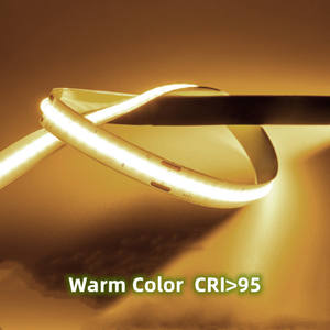 ไฟ LED แบบ COB ความหนาแน่นสูง 5 เมตร/ม้วน 320 หลอด/เมตร ความยาว 16.4 ฟุต แบบยืดหยุ่น ระดับความสว่าง RA90 3000K 4000K 6500K RGB ใช้ไฟ DC12V 24V - Product Image 5