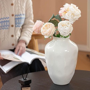 Vase en céramique à effet de <span class=keywords><strong>peinture</strong></span> à l'huile moderne, vase hydroponique pour fleurs, pour table - Product Image 3