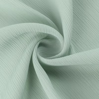 Vente en gros Foulard châle en mousseline de soie froissé personnalisé pour femmes musulmanes Crêpe en georgette rayée de haute qualité en mousseline de soie traditionnelle