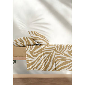 Parure de lit ALV BY ALVIERO MARTINI ZEBRA 2 pièces en coton assorti - Product Image 1