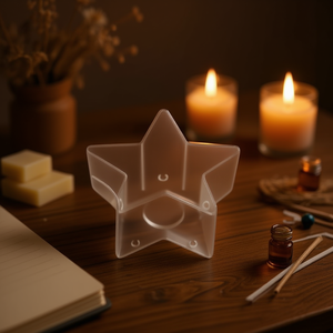 Stampo per Candele ILAN a Forma di Stella 55mm, Set da 4 Pezzi per Creazione Candele Fai-da-Te - Product Image 2