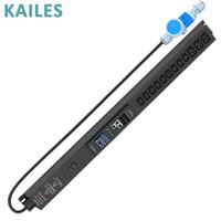 KAILES(KLS) PDU intelligent série ZA K55 240V 32A monophasé AC avec 24 prises 9+3 bits C13/C19 Utilisation industrielle Métal noir