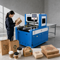 Printer Karton Resolusi Tinggi 1200DPI Single Pass dengan Printhead HP untuk Kemasan Bergelombang, Kantong Kertas, Mesin Cetak Inkjet Digital