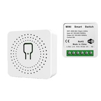 Interruptor de Circuito Inteligente WiFi Mini Tuya con Aplicación de Voz Inteligente Integrada para Controlar el Interruptor