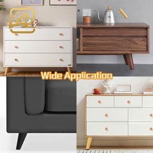 Precio de fábrica: Patas de sofá de metal cilíndricas cónicas doradas de 10cm/12cm/15cm/18cm, patas de hierro duraderas para sofá, cama y armario. - Product Image 4