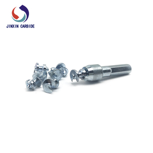 ประแจล้อยางรถเหล็กสีเงินติดตั้งเครื่องมือสำหรับ <span class=keywords><strong>JX110</strong></span>หมุดยางกันลื่น - Product Image 5