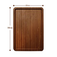 Nampan Sofa Kayu, Nampan Lengan Sofa Persegi Panjang dari Bambu, Piring Buah dan Camilan yang Dapat Dipindahkan, Nampan Lipat Persegi
