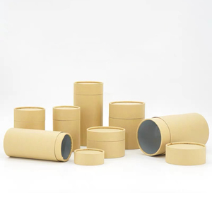 Star Packaging Tea Tin Lid Canister Packaging Cardboard Box Cmyk Printing Rolled Edge Paper Cylinder Tube - Product Image 2
