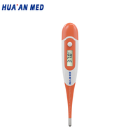 Termometer Digital Medis Klinis untuk Demam, Tahan Air, Fleksibel, Dewasa & Bayi, Penggunaan Oral, Rektal, Ketiak, Bahan Baja, Harga Pabrik, Dibaca dalam 10 Detik